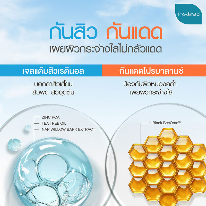 PROVAMED Pro-Balance Uv Aqua Serum SPF50+ PA++++ 40ml