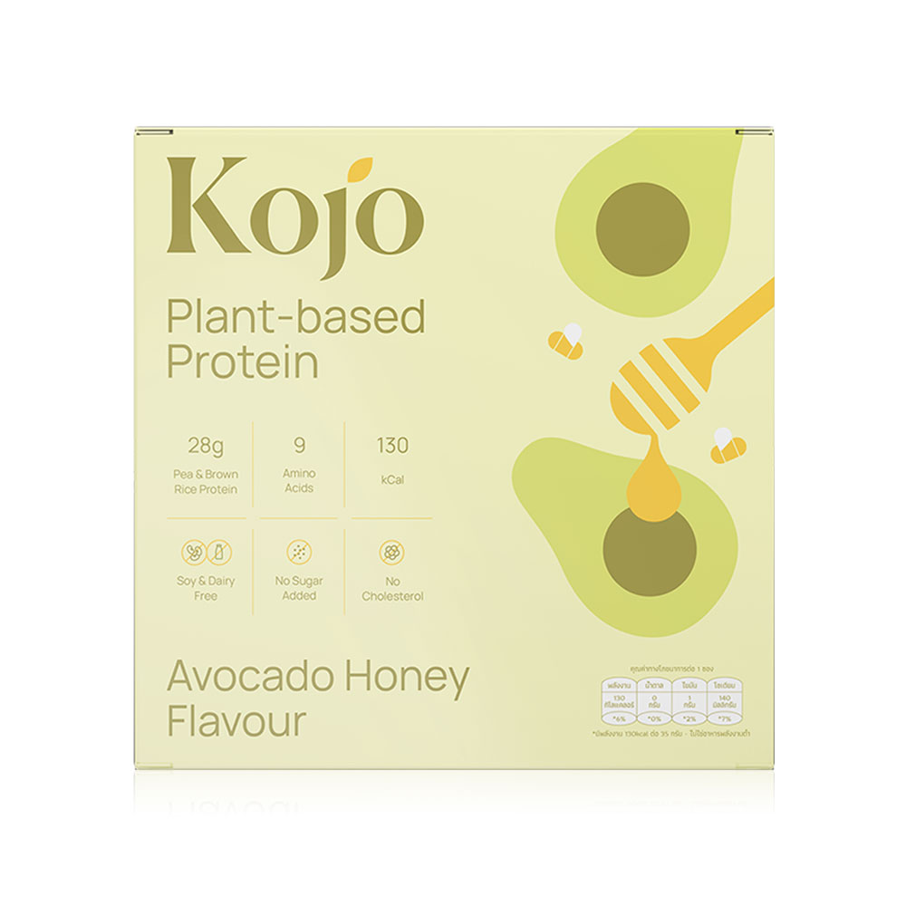 KOJO Plant Based Protein [35g x 10 Sachets] #Avocado Honey Flavour