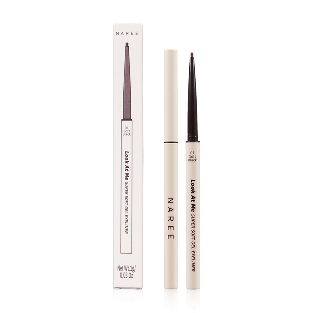 Naree Look At Me Super Soft Gel Eyeliner 1g #01 Soft Black