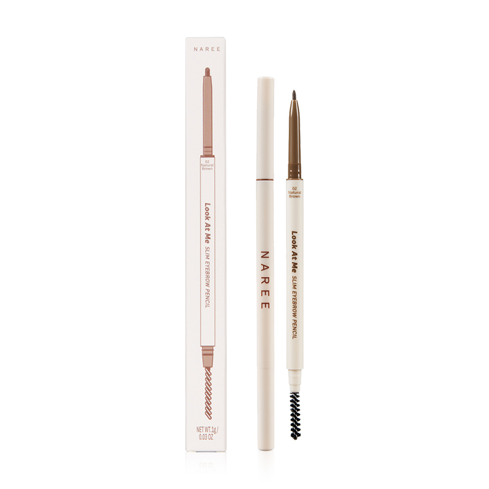 Naree Look At Me Slim Eyebrow Pencil 1g #02 Natural Brown