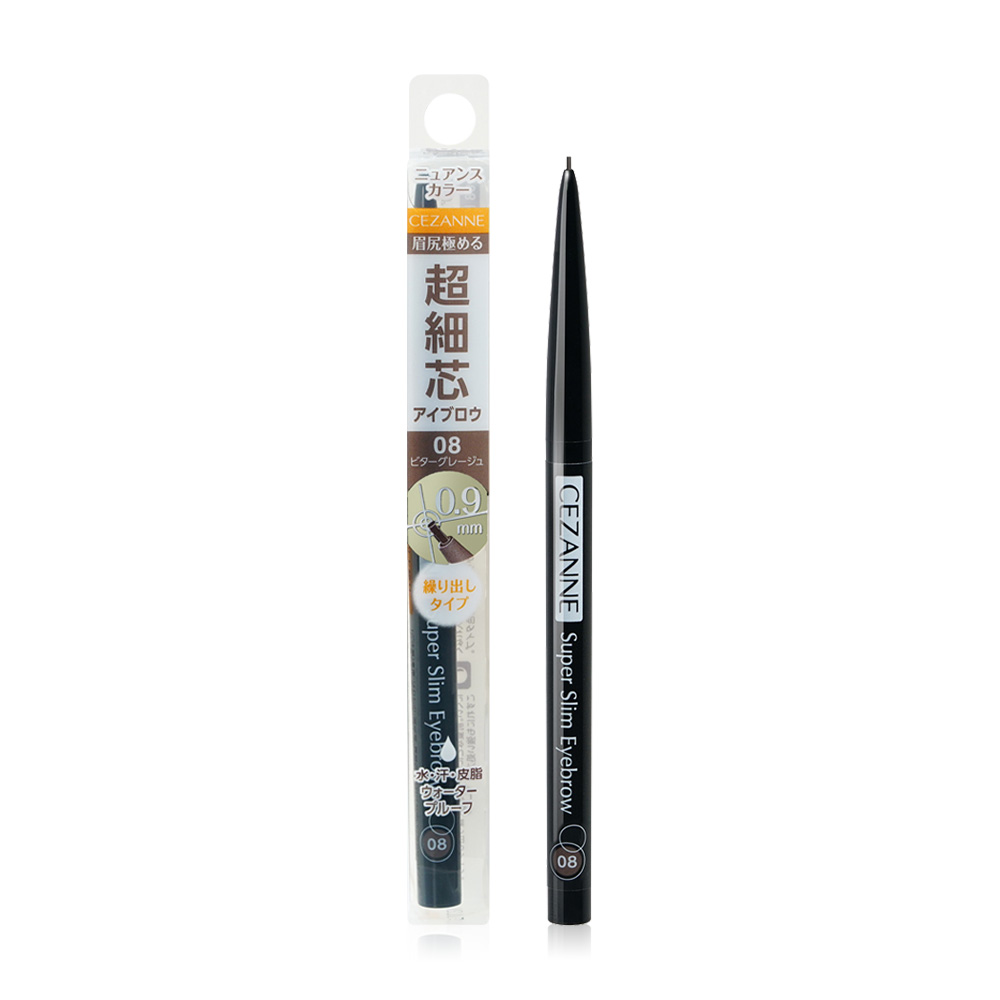 Cezanne Super Slim Eyebrow 0.02g #08 Bitter Greige