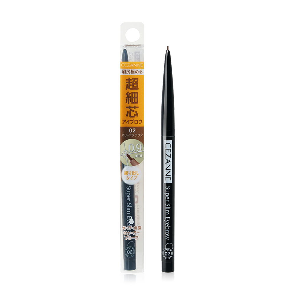Cezanne Super Slim Eyebrow 0.02g #02 Olive Brown