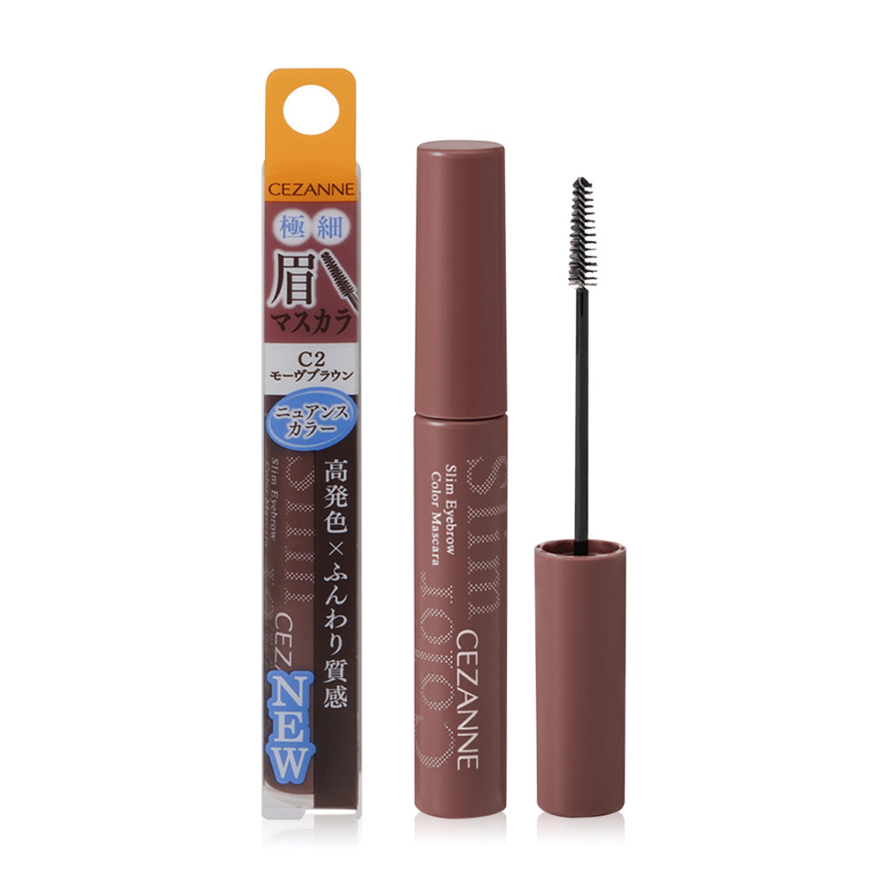 Cezanne Slim Eyebrow Color Mascara 4g #C02 ( สินค้าหมดอายุ : 2025.08.05 ) 