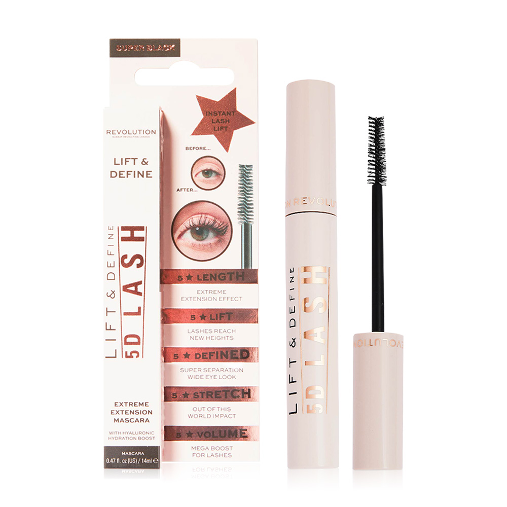 Makeup Revolution Lift & Define 5D Lash Extra Dimension Mascara 14ml
