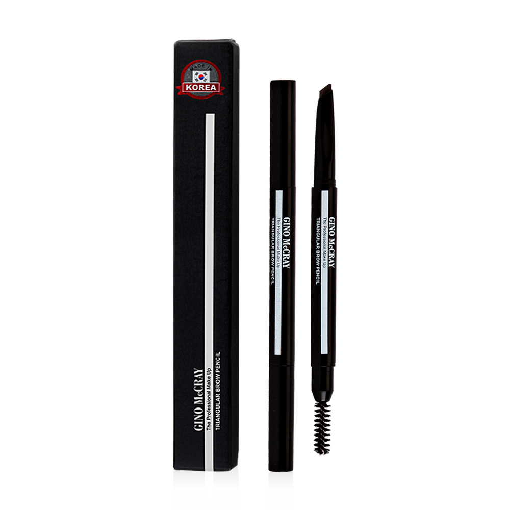 Beauty Buffet Gino Mccray The Professional Make Up Triangular Brow Pencil 0.2g #04 Deep Brown
