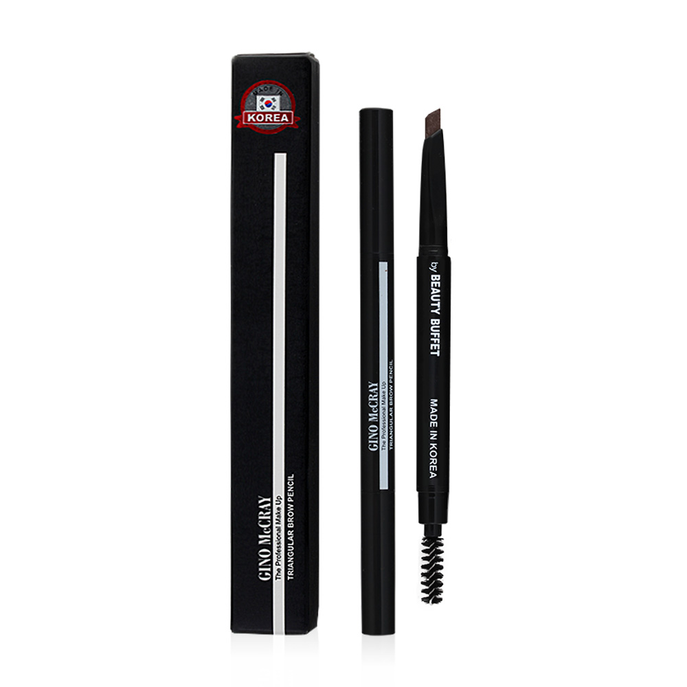 Beauty Buffet Gino McCray The Professional Make Up Triangular Brow Pencil #02 Auburn