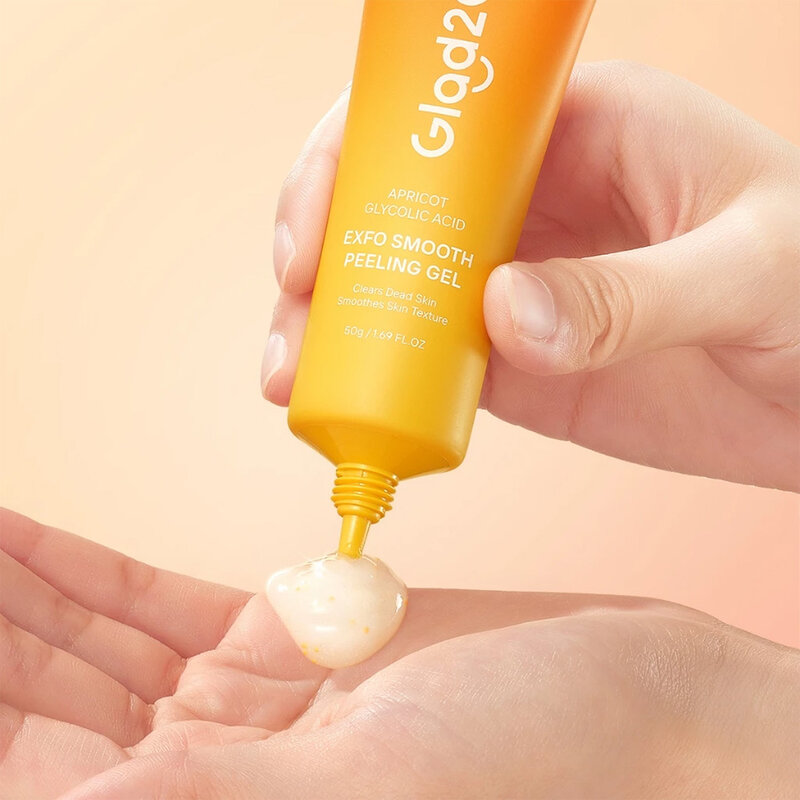 Glad2Glow Apricot Glycolic Acid Exfo Smooth Peeling Gel 50g