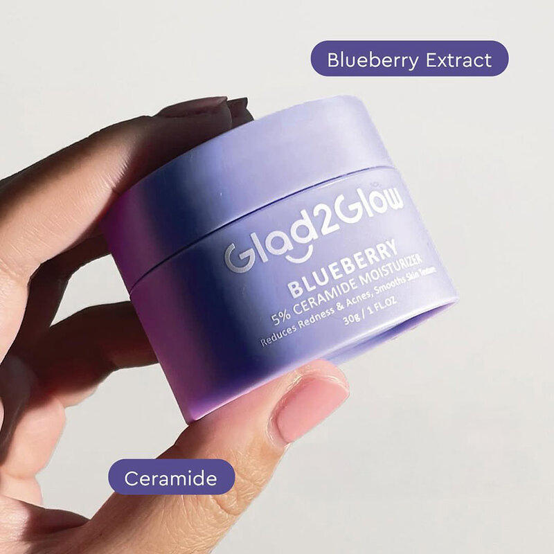 Glad2Glow Blueberry 5% Ceramide Moisturizer 30g