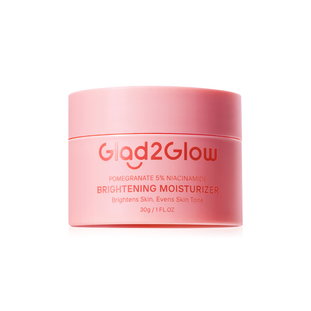 Glad2Glow Pomegranate 5% Niacinamide Brightening Moisturizer 30g