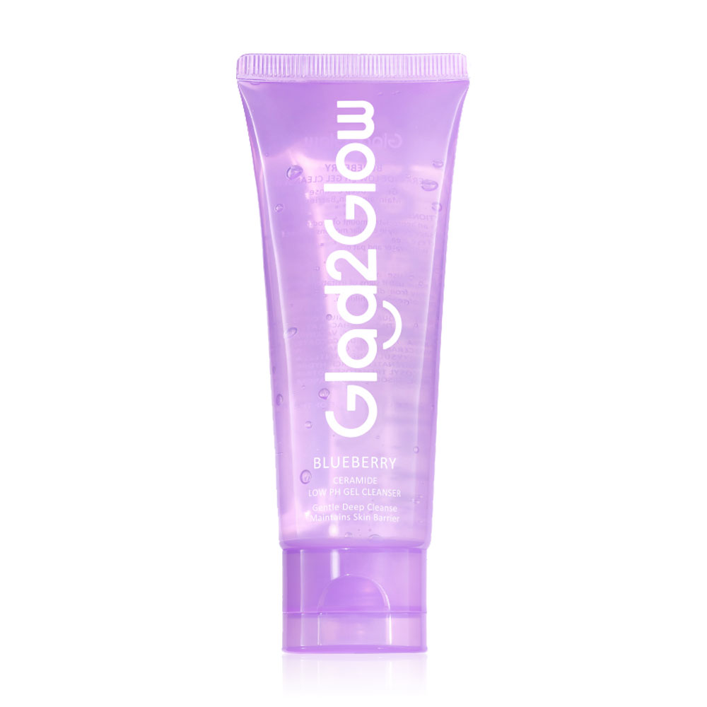 Glad2Glow Blueberry Ceramide Low pH Gel Cleanser 70ml