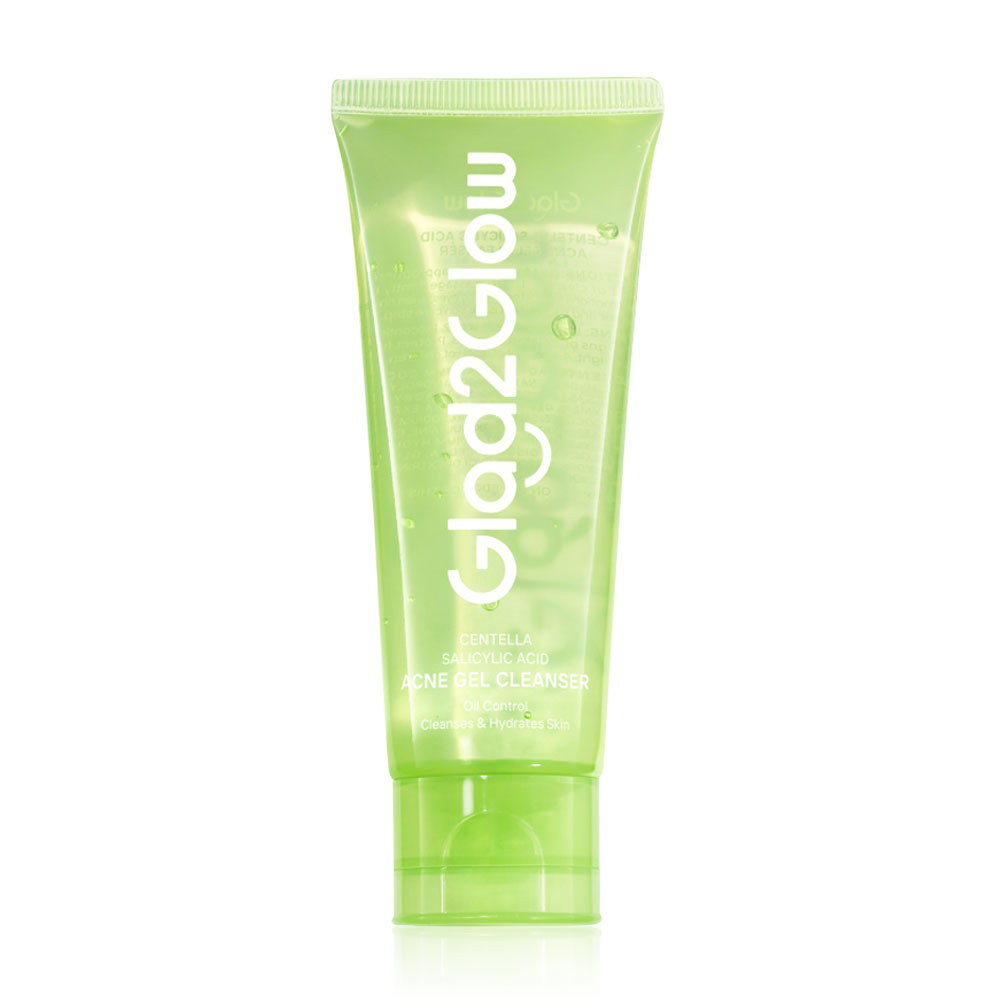 Glad2Glow Centella Salicylic Acid Acne Gel Cleanser 70ml