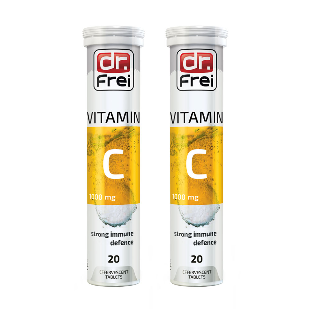 Dr.Frei Vitamin C 1000 mg [20 Tablets x 2pcs]