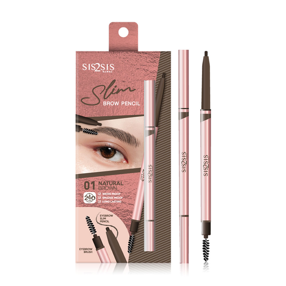 sis2sis Slim Brow Pencil 0.06g #01 Natural Brown