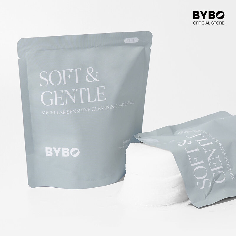 BYBO Soft & Gentle Micellar Sensitive Cleansing Pad Refill 250g