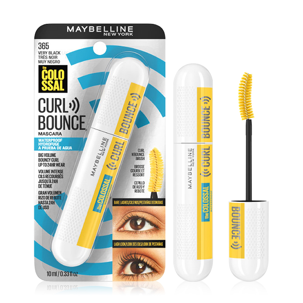 Maybelline New York The Colossal Curl Bounce Waterproof Mascara Very Black 10ml