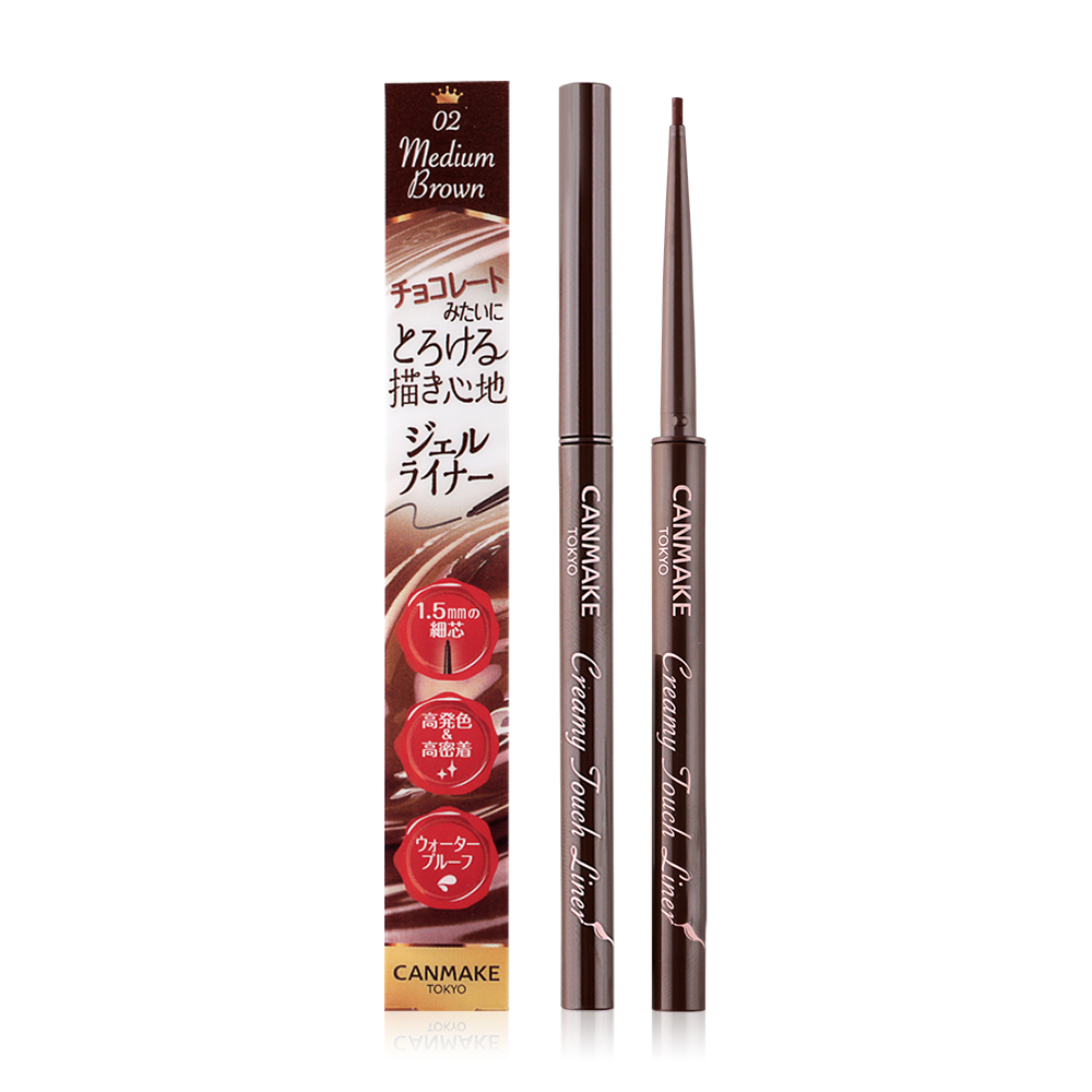Canmake Creamy Touch Liner 0.10g #02 Medium Brown