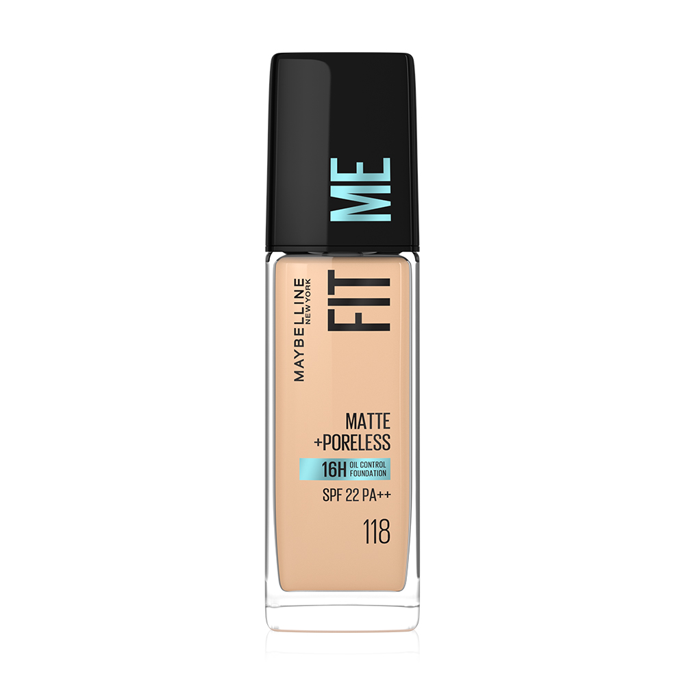 Maybelline New York Fit Me Matte And Poreless Liquid Foundation 30ml #118