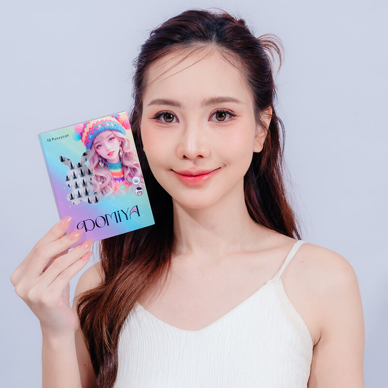 DOMIYA Self-Adhesive Eyelashes 80pcs #10 Pussycat
