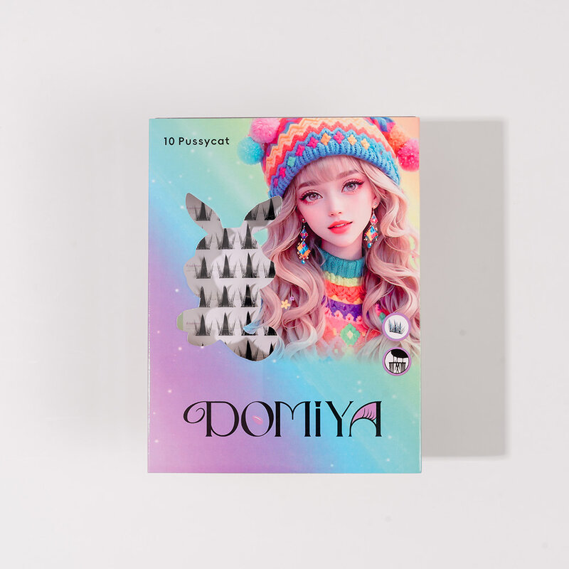 DOMIYA Self-Adhesive Eyelashes 80pcs #10 Pussycat