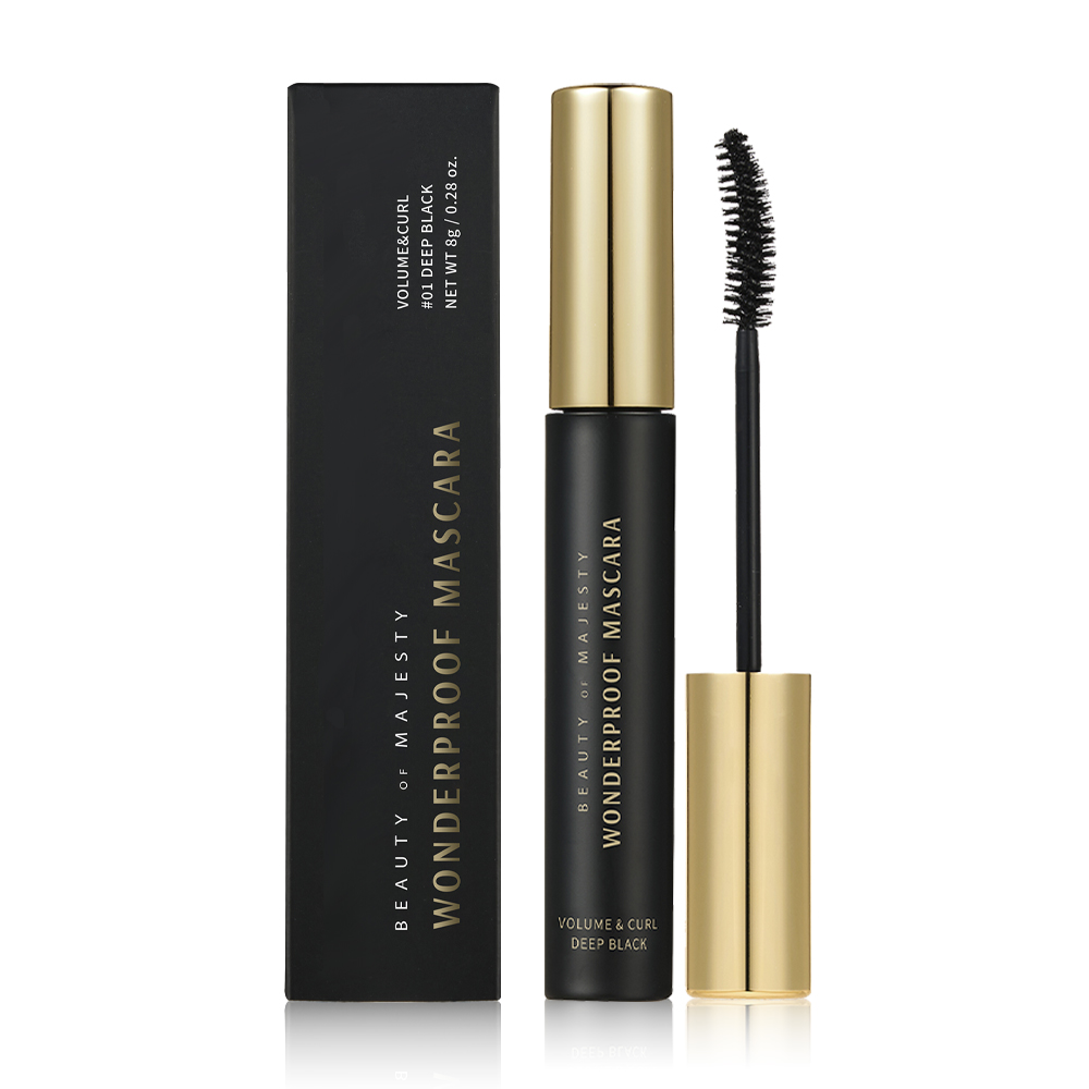 BOM Wonderproof Mascara Volume&Curl 8g #01 Deep Black