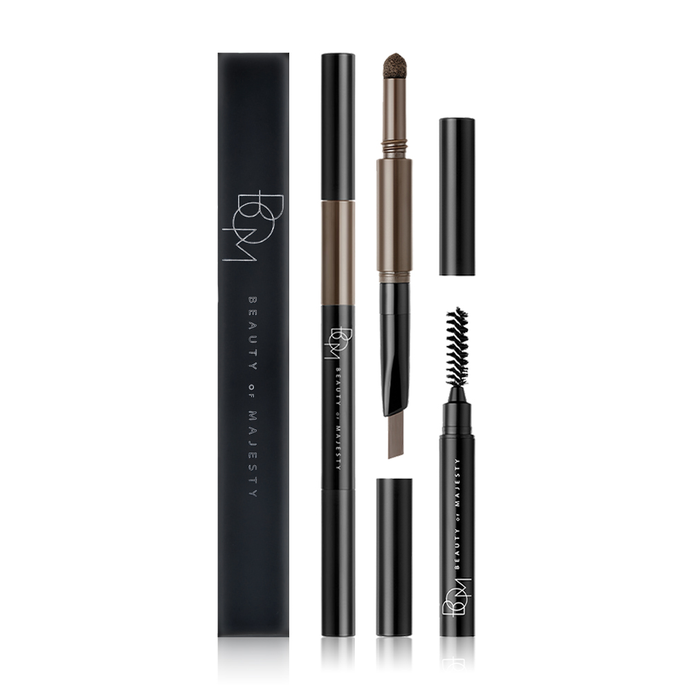 BOM 3IN1 Triple Edge Eyebrow 0.6g #01 Gray Brown