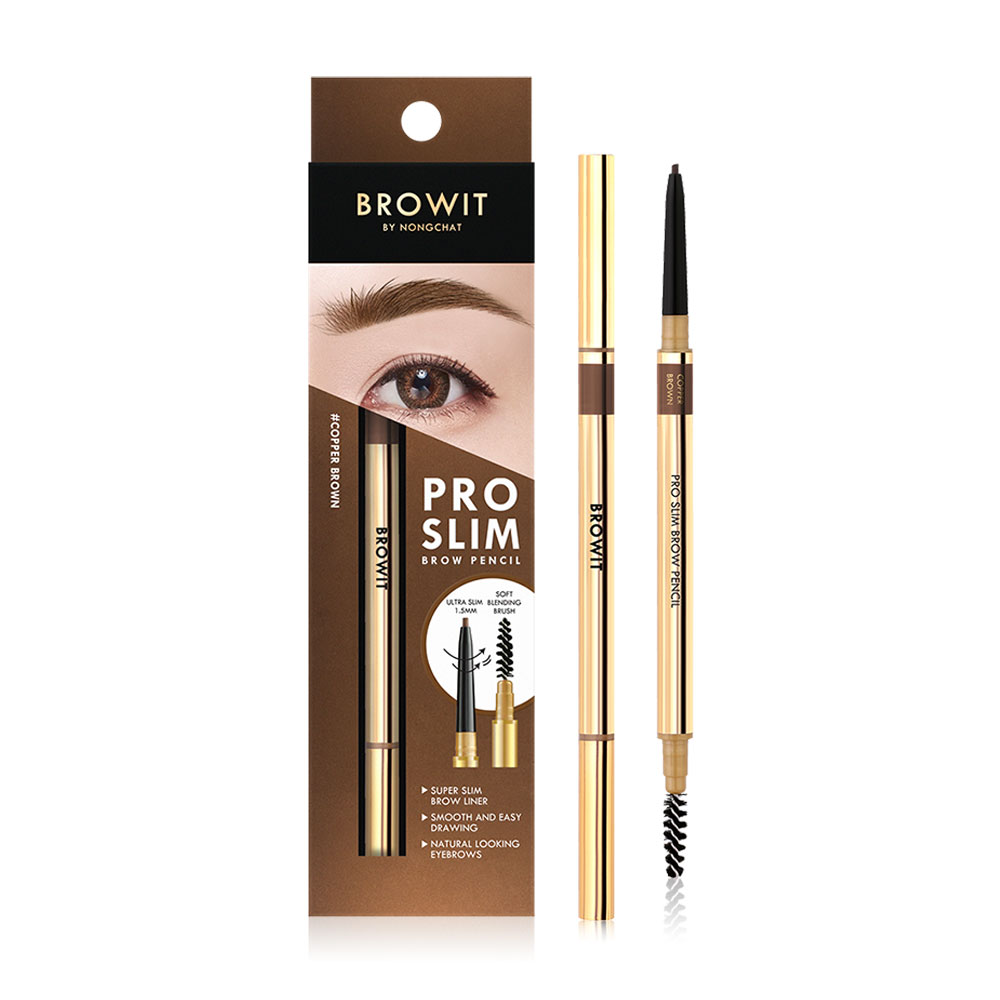 Browit Pro Slim Brow Pencil 0.06g #Copper Brown [Y2021]