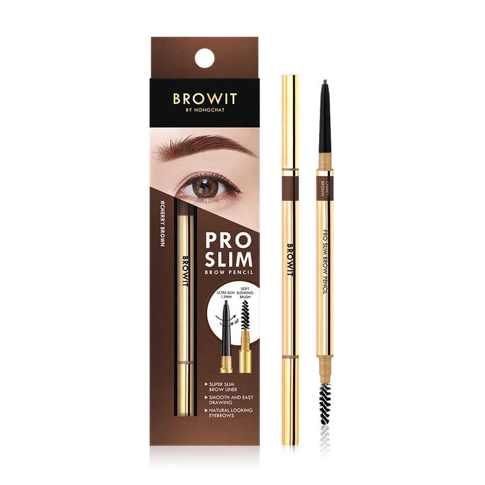 Browit Pro Slim Brow Pencil 0.06g #Cherry Brown [Y2021]
