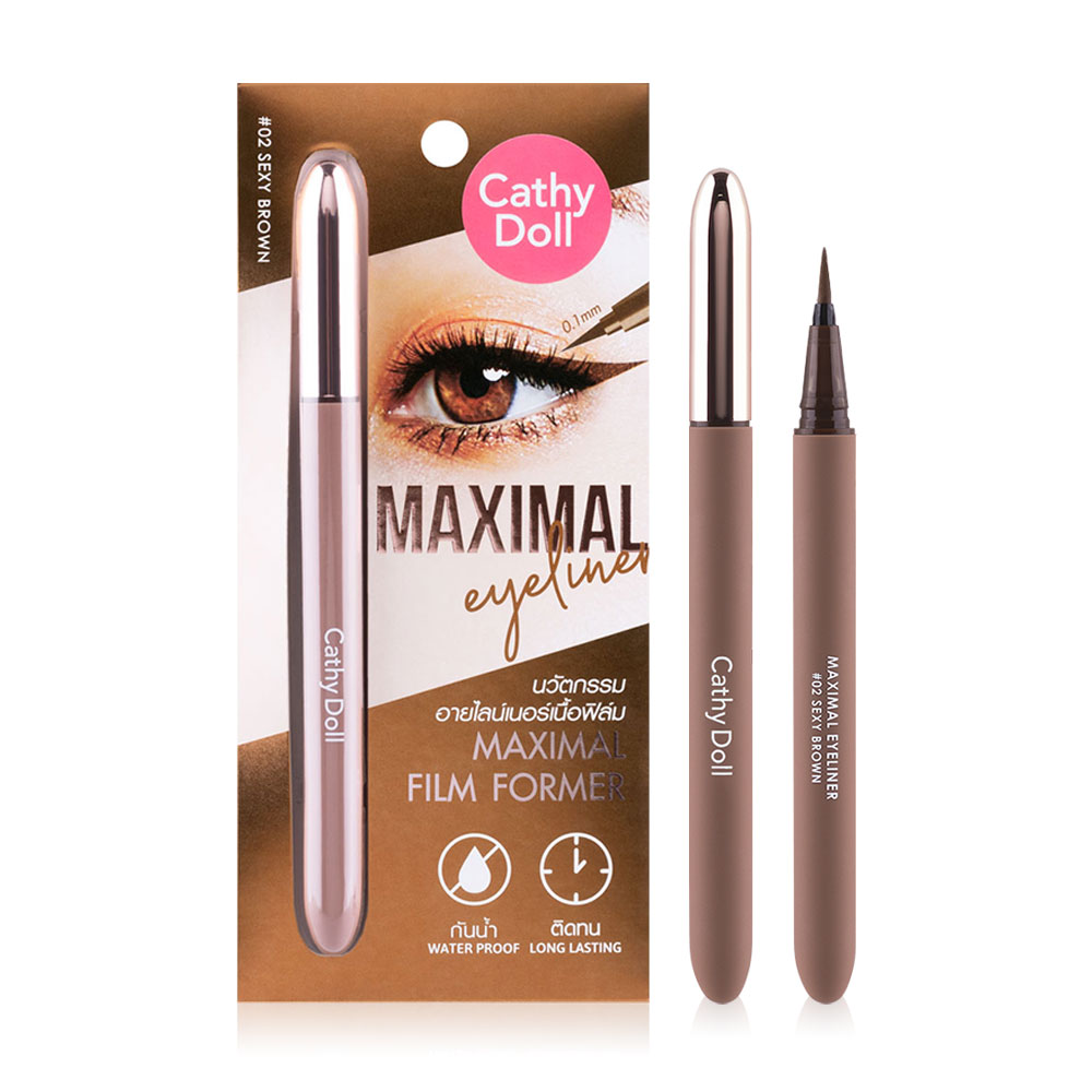Cathy Doll Maximal Eyeliner 0.7ml #02 Sexy Brown