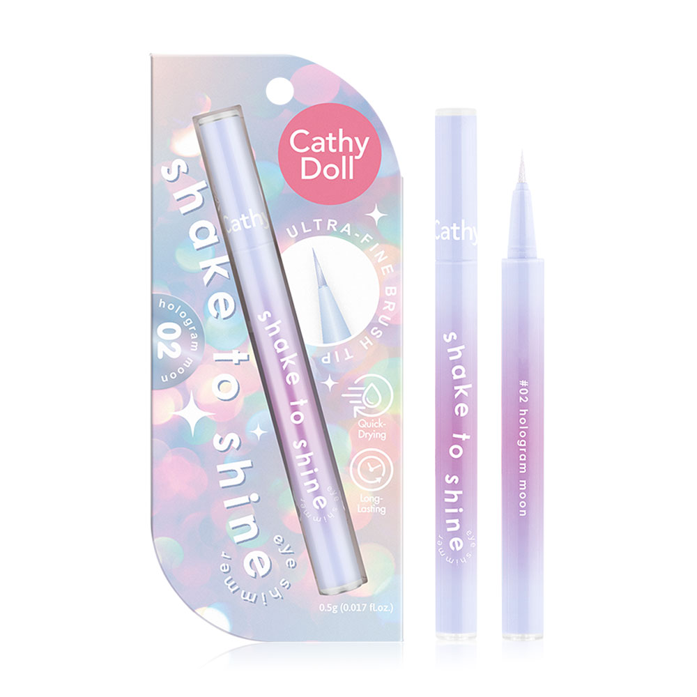 Cathy Doll Shake To Shine Eye Shimmer 0.5g #02 Hologram Moon