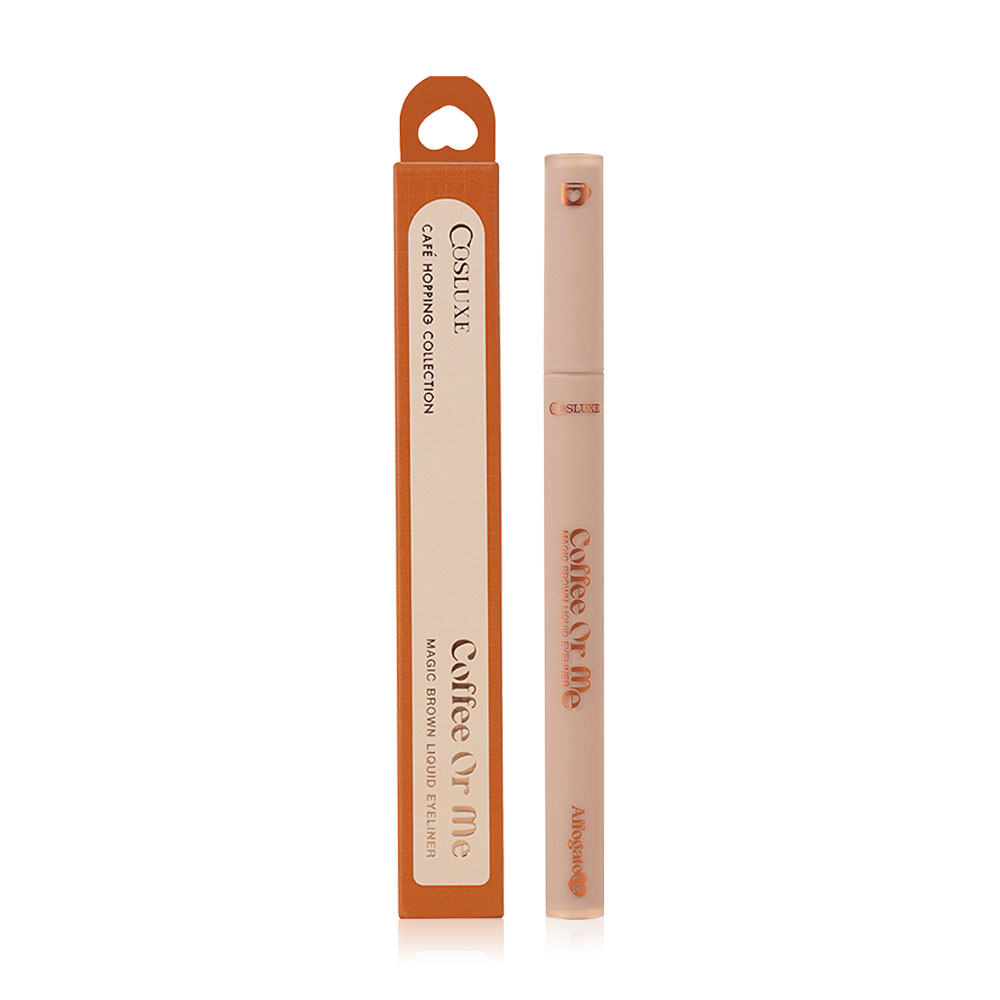 Cosluxe Coffee Or Me Magic Brown Liquid Eyeliner 0.5g #02 Affogato ( สินค้าหมดอายุ : 2026.03.08 ) 