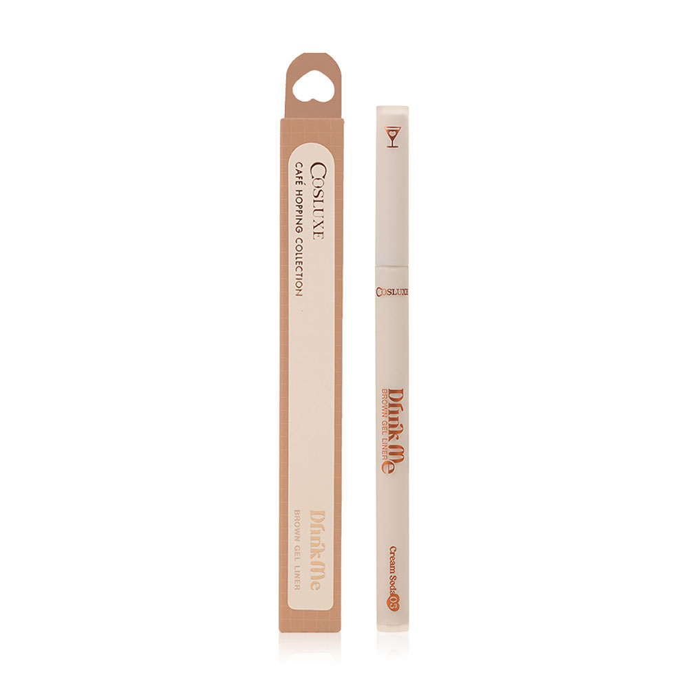 Cosluxe Drink Me Brown Gel Liner 0.1g #05 Cream Soda ( สินค้าหมดอายุ : 2025.12.05 ) 