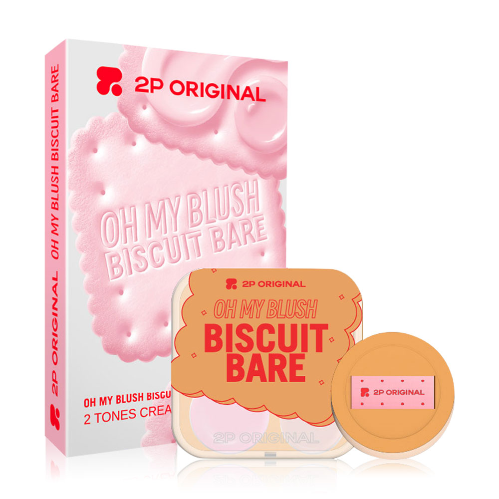 2P Original Oh My Blush Biscuit Bare 3.6g #01 Muddy Sugary