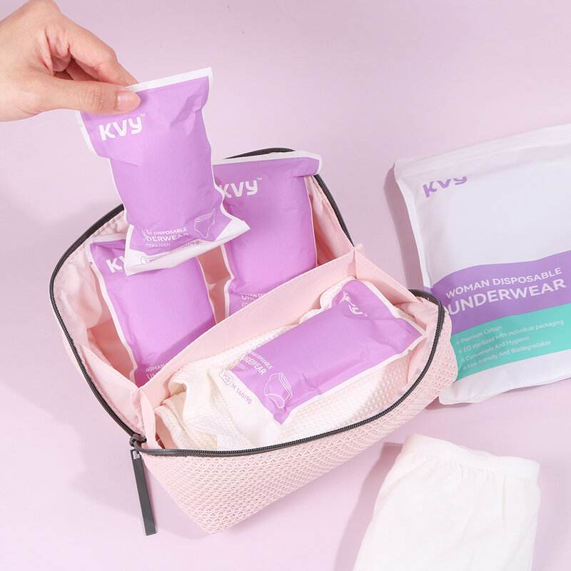 KVY Women Daily Disposable Underwear 4pcs #Size M