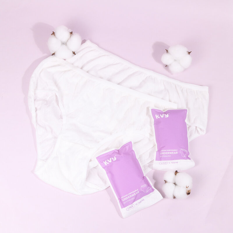 KVY Women Daily Disposable Underwear 4pcs #Size M