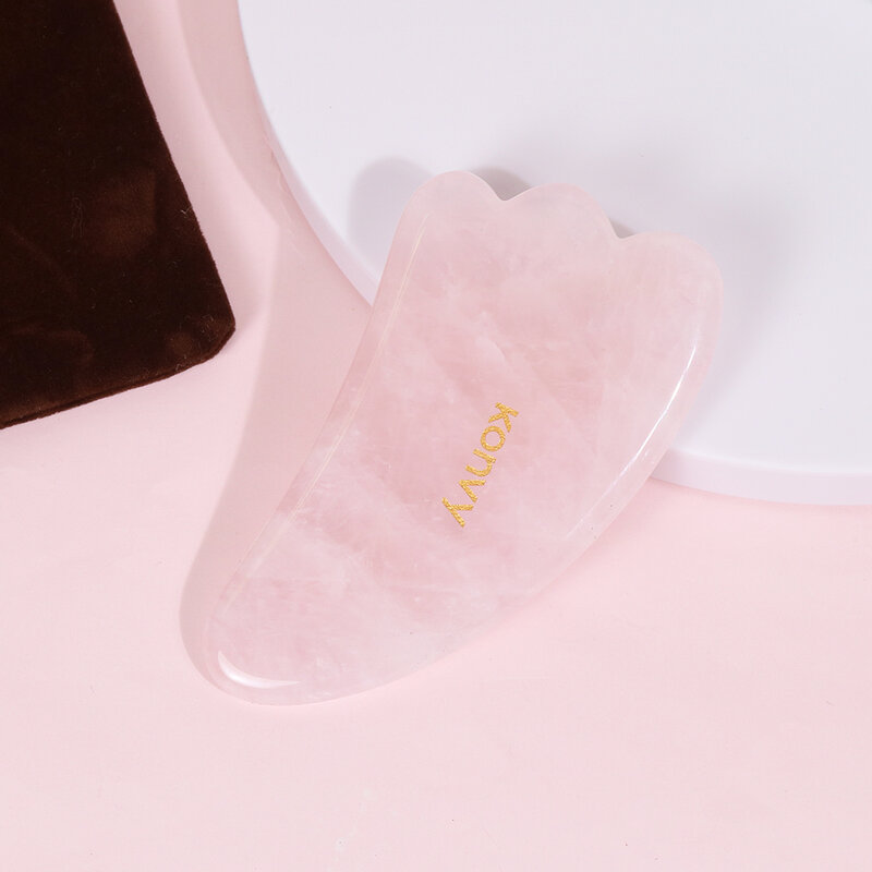 Konvy Rose Quartz Facial Massage Tool