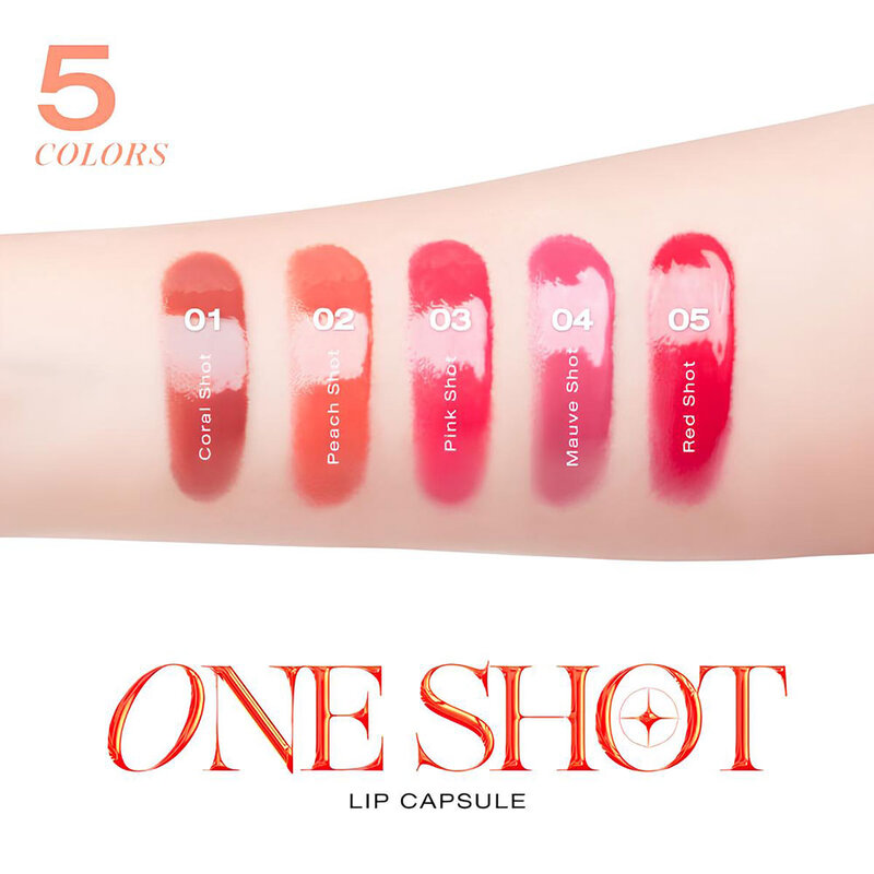 Cute Press One Shot Lip Capsule 3g #05 Red Shot