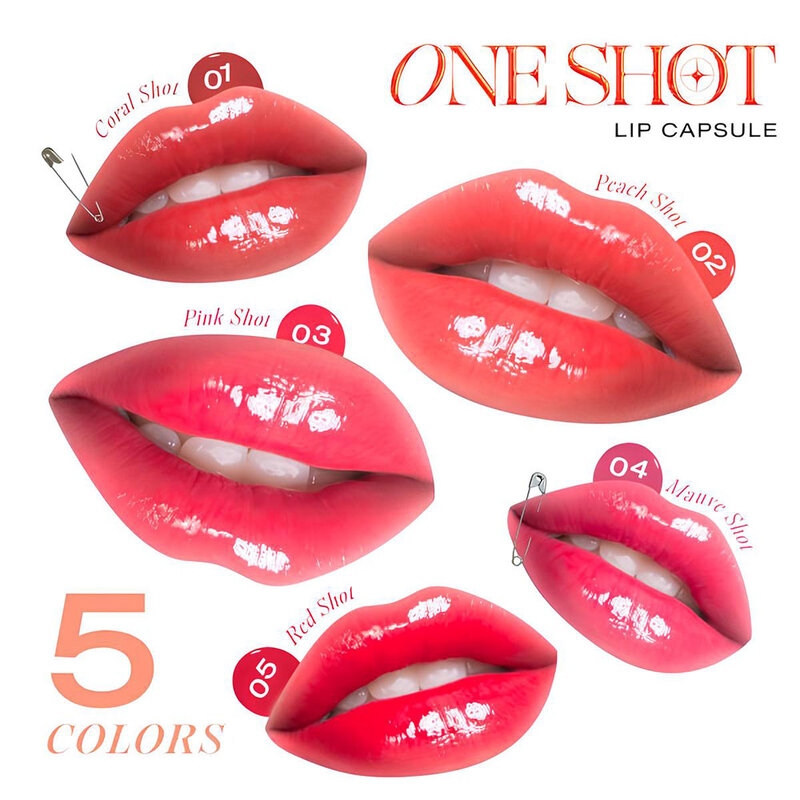 Cute Press One Shot Lip Capsule 3g #05 Red Shot