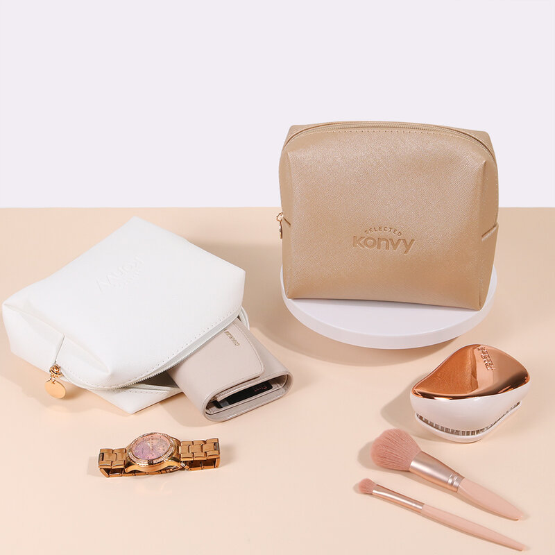 Konvy Quadrate Cosmetic Bag #White
