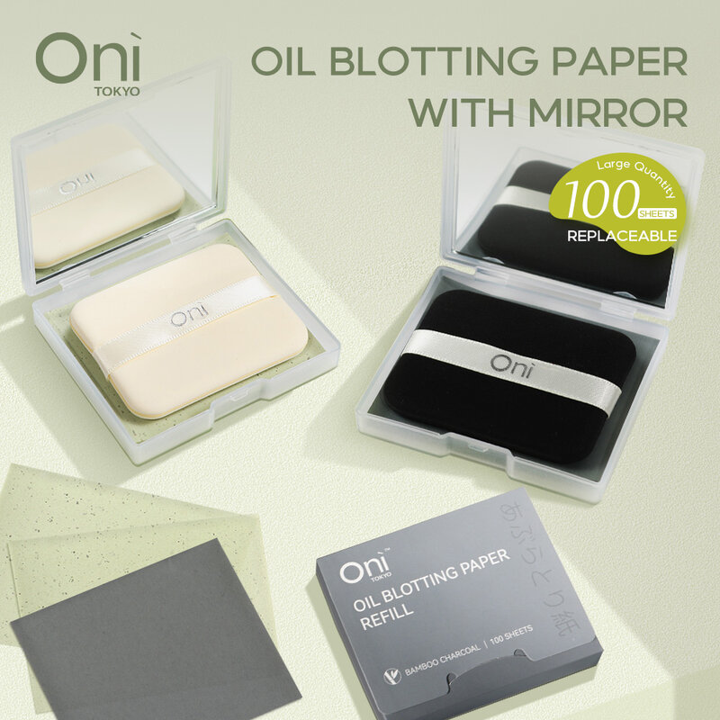 Oni Oil Blotting Paper Refill 100 Sheets #Green Tea