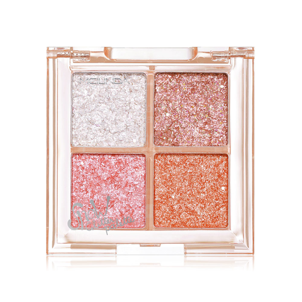 Mei Linda Snow Glitter Palette 3.6g #02 Maple Disco