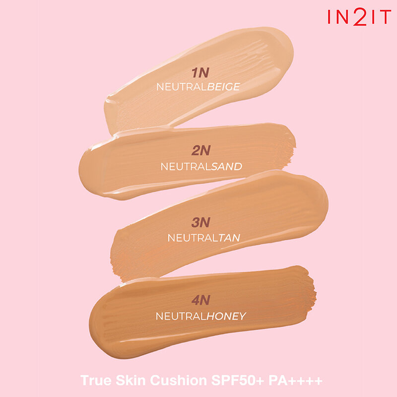 In2It True Skin Cushion SPF50+ PA++++ 10g #Neurtral Honey