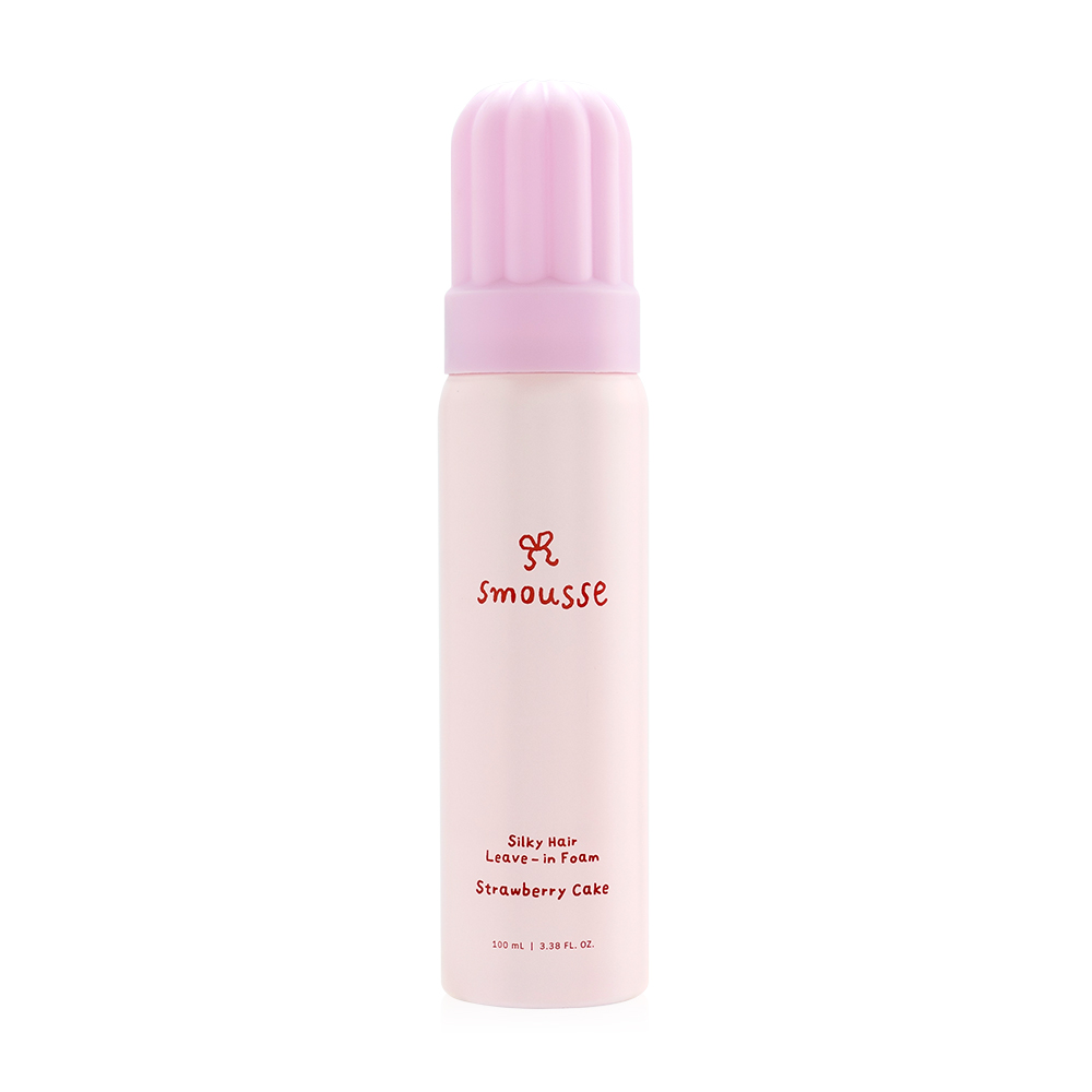 SMOUSSE Silky Hair Leave-In Foam Strawberry Cake 100ml