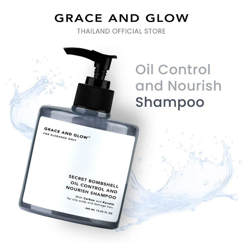 Grace And Glow Secret Bombshell Oil Control & Nourish Shampoo 400ml
