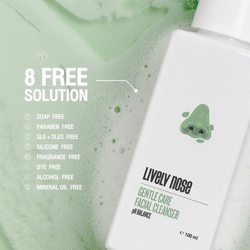 Nakiz Lively Nose Gentle Care Facial Cleanser 100ml