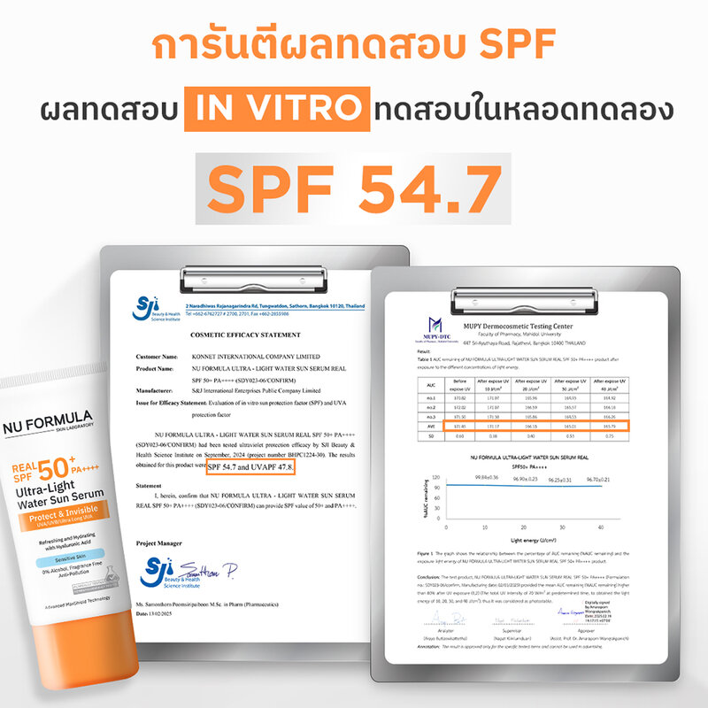 Nu Formula Ultra Light Water Sun Serum Real SPF50+ PA++++ 150ml