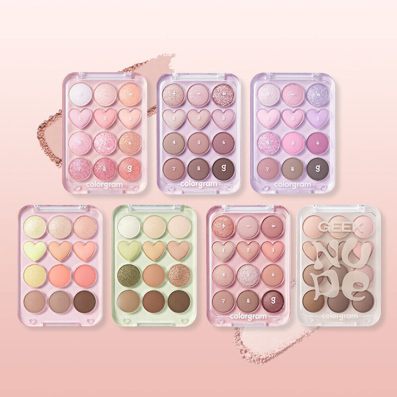 Colorgram Pin Point Eyeshadow Palette 9.2g #02 Pink+Mauve