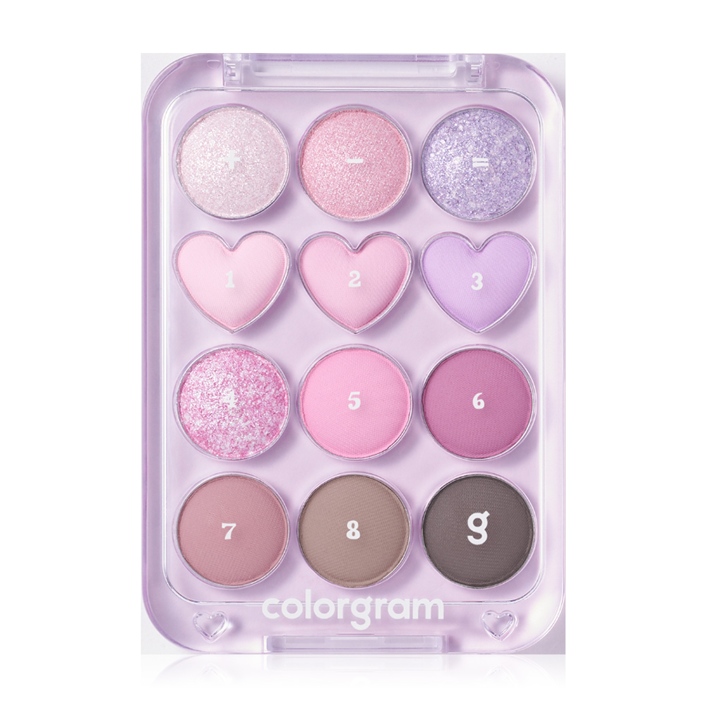 Colorgram Pin Point Eyeshadow Palette 9.2g #03 Pink+Lavender