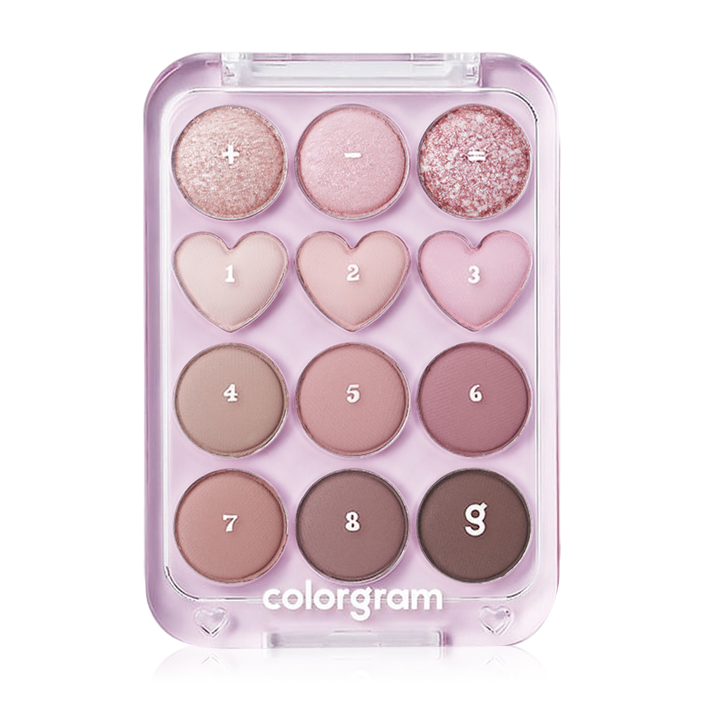 Colorgram Pin Point Eyeshadow Palette 9.2g #02 Pink+Mauve