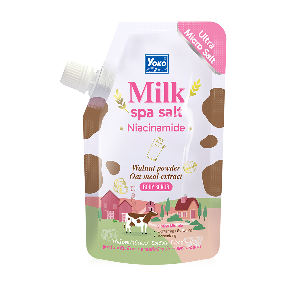 Yoko Gold Milk Spa Salt Niacinamide 350g