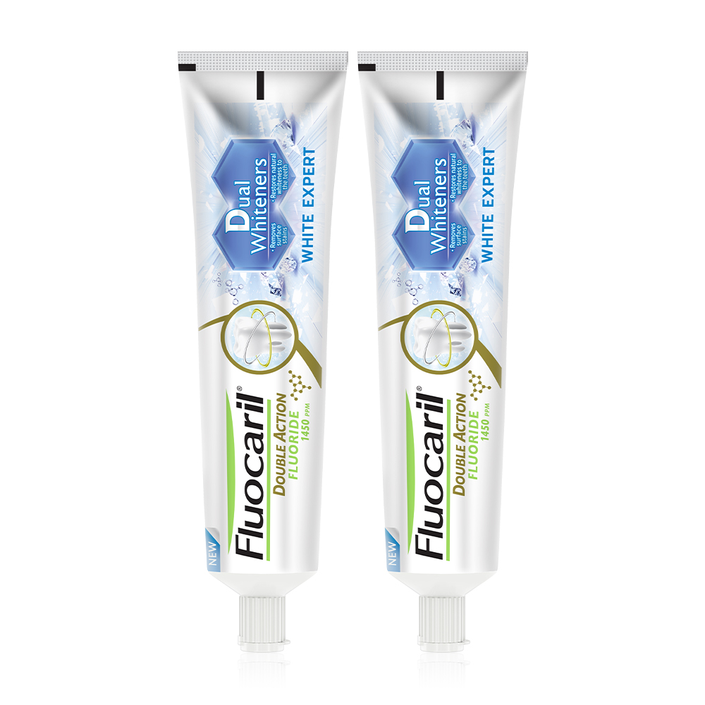 Fluocaril White Expert Toothpaste Twin Pack [150g x 2pcs]